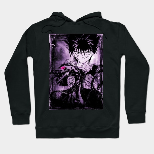 Hiei dark dragon Hoodie by syanart